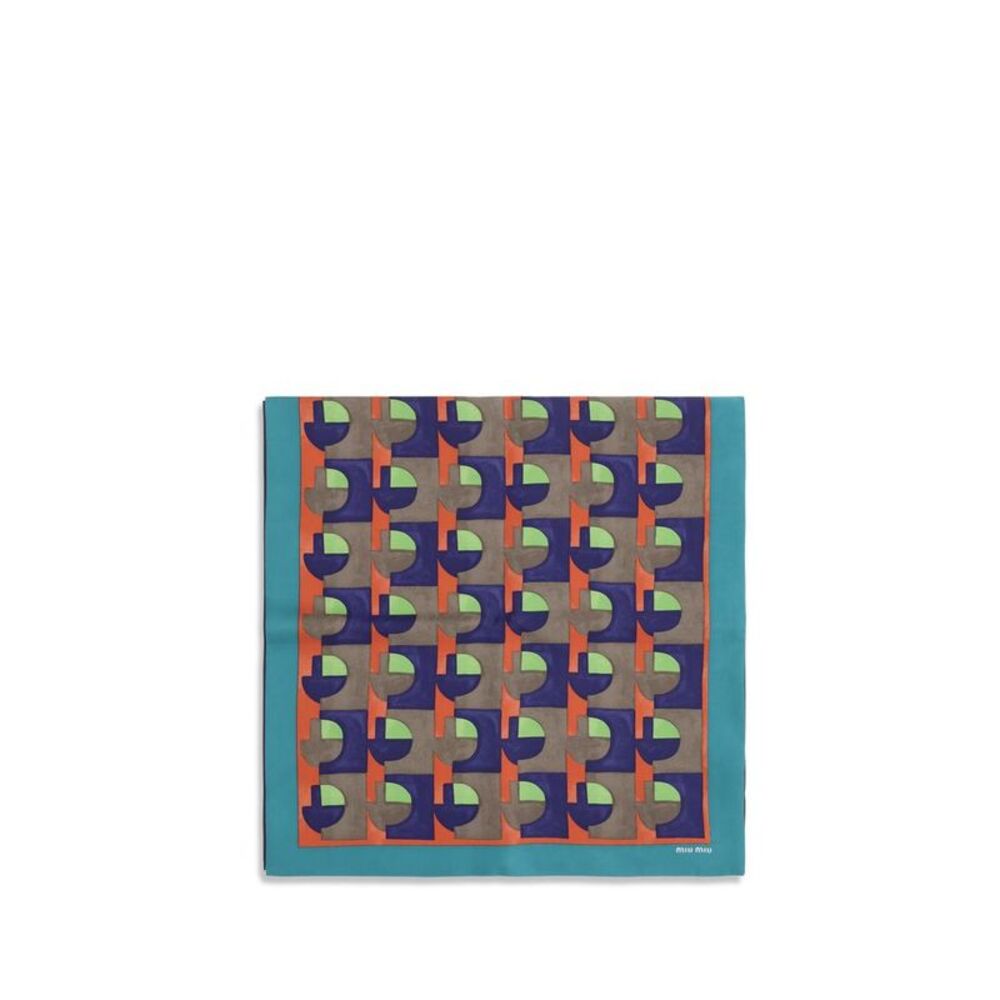 Miu Miu Multicolor Silk Women's Scarf